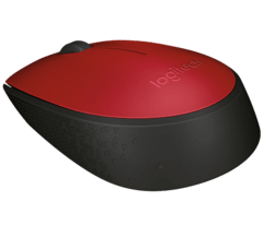 Mouse Inalambrico Logitech M170 Rojo Optico en internet