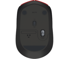 Mouse Inalambrico Logitech M170 Rojo Optico - FsComputers