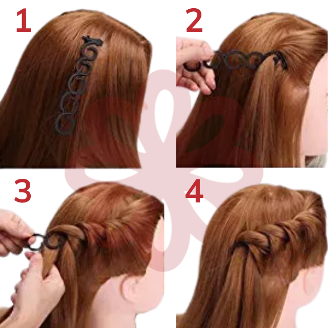 Um penteado super simples para escola, mas cheio de amor! Rápido e