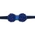 Faixa Tie Crochet azul Marinho | Dalella