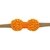 Faixa Tie Crochet Laranja | Dalella