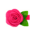 Acessório de Cabelo Infantil - Flor de Feltro Rosa Chiclete | DALELLA