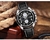 Relógio Megir Luxo Couro Black - comprar online
