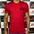 Camiseta Emporio Arman1 Vermelha Velcro