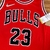 Regata NBA Bulls Vermelha #23 - Especial Edition 75 anos - loja online