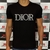 Camiseta Dior Black Bordada