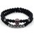 Kit 2x pulseiras Skull Black