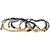 Kit 3x pulseiras Gold - Rimports