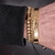 Conjunto 3 Pulseiras Golden Pai Nosso - Rimports