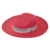 Chapéu Panamá Aba Longa Vermelho - comprar online