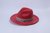 Chapéu Panamá Clássico Vermelho