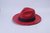 Chapéu Panamá Clássico Vermelho