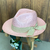 Chapéu Panamá Clássico Rosa Claro - loja online