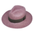 Chapéu Panamá Clássico Rosa Chic
