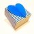 Cajita corazón rayado - tienda online
