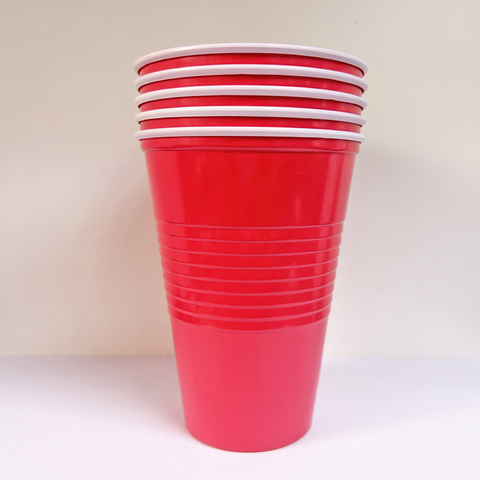 Vaso Americano rojo x25