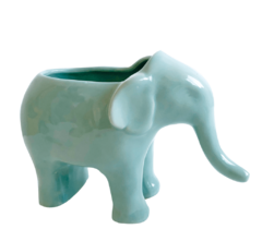Maceta Elefante Azul Petróleo en internet