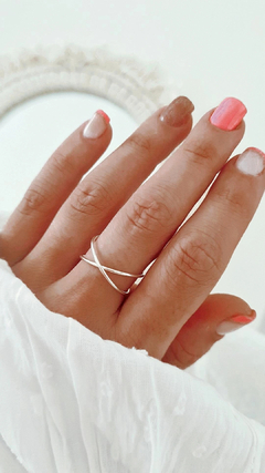 Anillo cruzado Comprar en Coquetas Accesorios