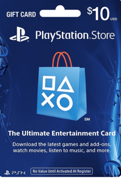 PSN 10 Store USA - PS3 PS4 $10 para tu cuenta