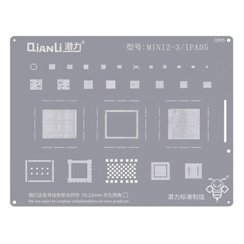 Stencil Reballing iPad Mini 2 iPad 3 5 QianLi QS85