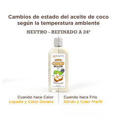 ACEITE DE COCO NEUTRO 125ml - comprar online