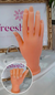 Mão Postiça Dobrável Flexível Para Treino Manicure Acrigel