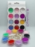 Kit Pó Acrilico Colorido 12 Cores Decoração Unhas Porcelana Glitter Efeito 3D - comprar online