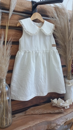 VESTIDO JULIA BLANCO TIZA