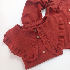 Camisa MABEL Rojo Carmin - tienda online