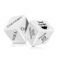 Dados Jogo Cubo do Amor Hot c/ 2 unid.