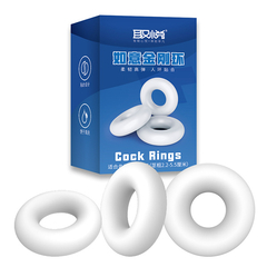 Kit Cock Ring com 3 anéis penianos