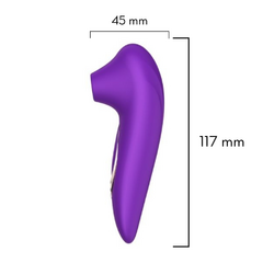 Vibrador-Sugador - VWoW - Estimulador de Clitóris com 5 Modos de Pressão - Jeito Atrevido Sex Shop | Vendas Online | Bento Gonçalves, RS