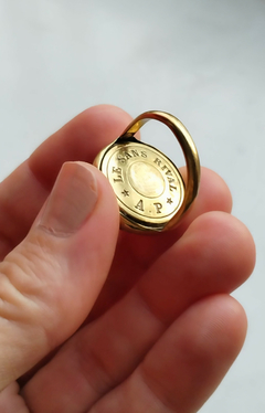 Anillo Bombé de colección - Escudo Nacional con relieve en internet