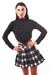Minifalda Tableada Estampada #1227 - Avellaneda Store