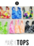 PACK X4 TOPS - Variedad de Colores y Modelos - Avellaneda Store