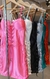 Vestido Saten Acordonado Frente Lateral #2957 - tienda online