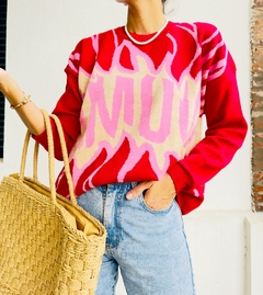 Sweater Amour rosa - tienda online