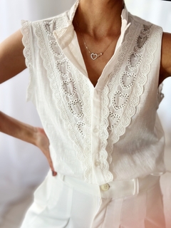 Camisa Amelie blanca - comprar online