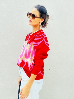 Sweater Amour rosa