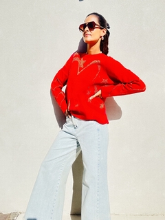 Sweater Mia rojo - tienda online