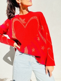 Sweater Mia rojo - comprar online
