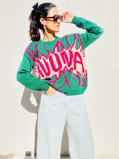 Sweater Amour verde - comprar online