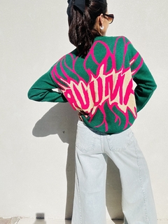 Sweater Amour verde - tienda online
