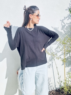 Sweater Line negro - comprar online
