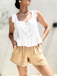 Blusa Italia blanca - comprar online