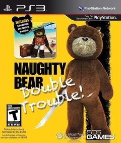 PS3 - NAUGHTY BEAR GOLD DOUBLE TROUBLE (2 JUEGOS)