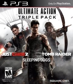 PS3 - ULTIMATE ACTION TRIPLE PACK (INCLUYE: TOMB RAIDER, JUST CAUSE 2 Y SLEEPING DOGS)