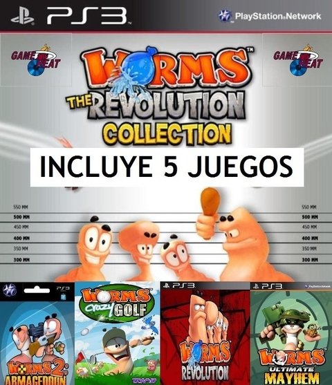 PS3 - WORMS COLLECTION (5 JUEGOS) - Game-Heat®