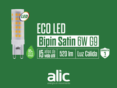 Bipin G9 LED 6w Satin - CENTRAL DE ILUMINACION