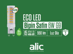 Bipin G9 LED 6w Satin - tienda online
